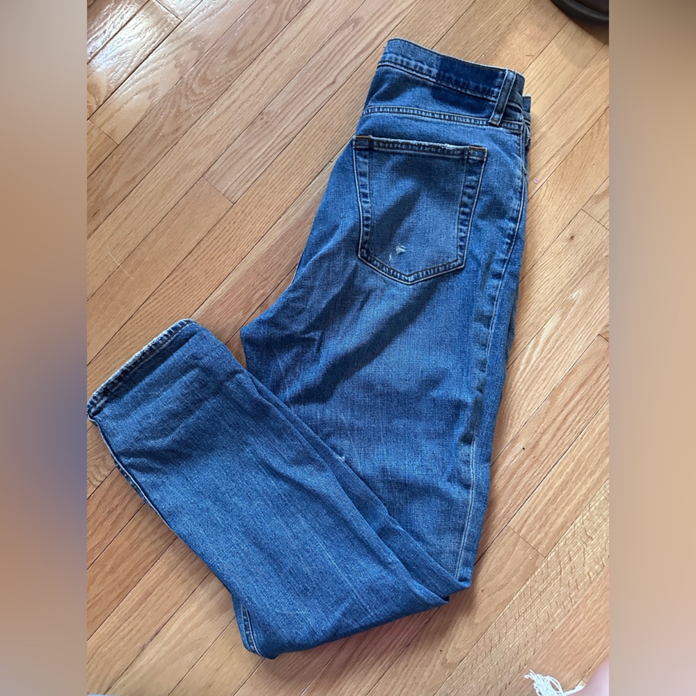 Abercrombie 90s slim straight ultra high rise curve love